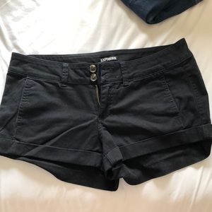 Express Black Shorts